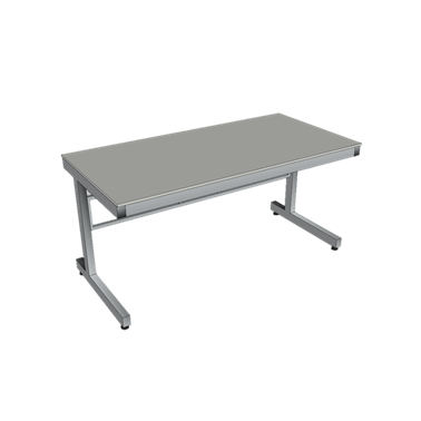 Stôl fyzikálny pre prácu v stoji, pracovná doska HPL