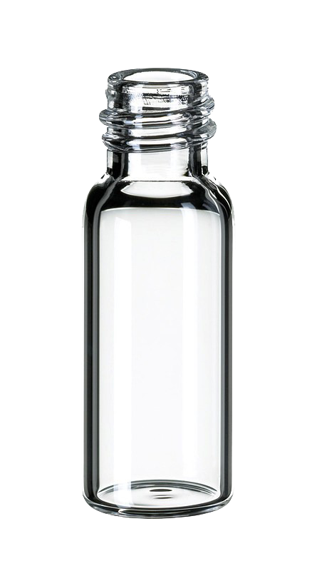 Vialka skrutkovacia ND8, číra, 1,5ml, ploché dno, 100ks, LABSOLUTE®