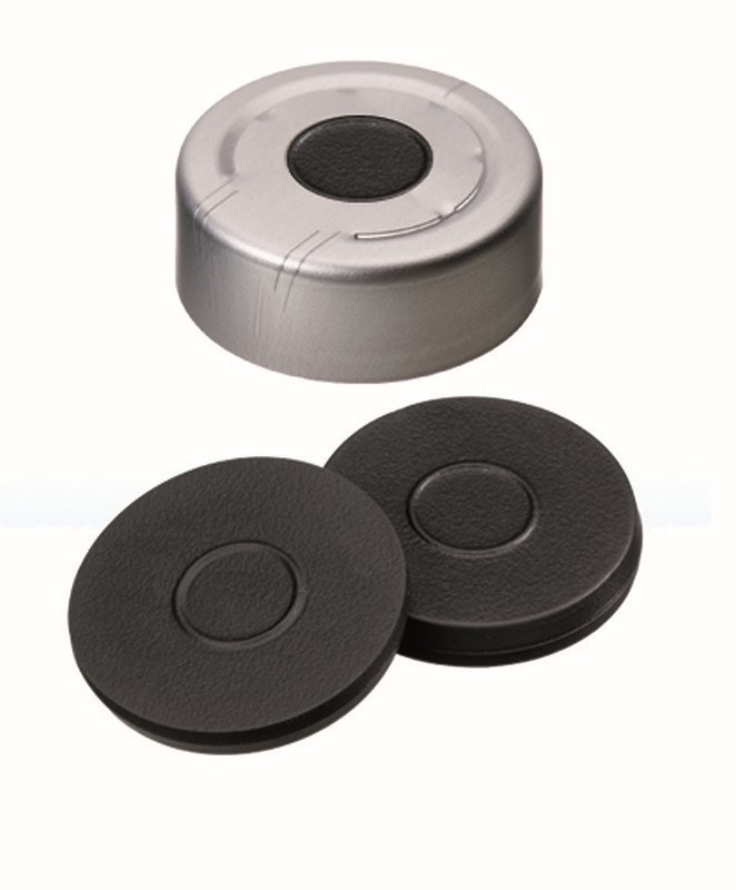 Krimpovací uzáver ND20, headspace, chloro-butyl, 100ks, LABSOLUTE®