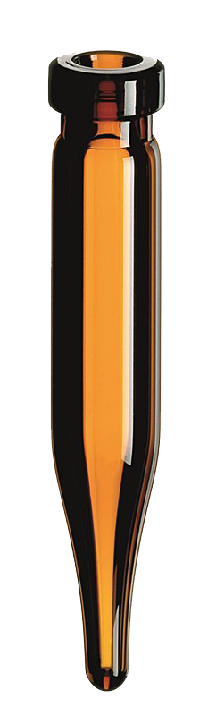 Mikrovialka krimpovacia ND8, hnedá, 0,6ml, kón.dno, 40x7mm, 1000ks, LABSOLUTE®