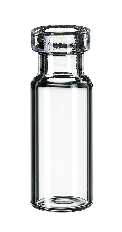 Vialka krimpovacia ND11, číra,1,5ml, malý otvor, 100ks