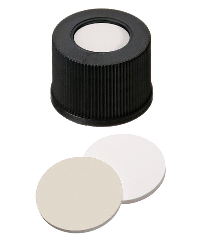 Uzáver skrutkovací ND10, Sil/PTFE béžový, 100ks