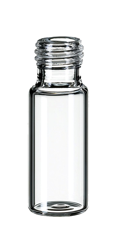 Vialka skrutkovacia, krátky závit, ND9, číra, 1,5ml, silanizovaná, 100ks