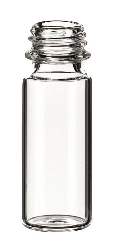 Vialka skrutkovacia, krátky závit ND9, číra. 1,5ml, 100ks