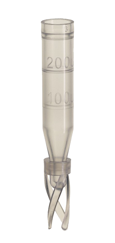 Mikrovložka PP, číra, ryska, s nožičkami, 1000ks