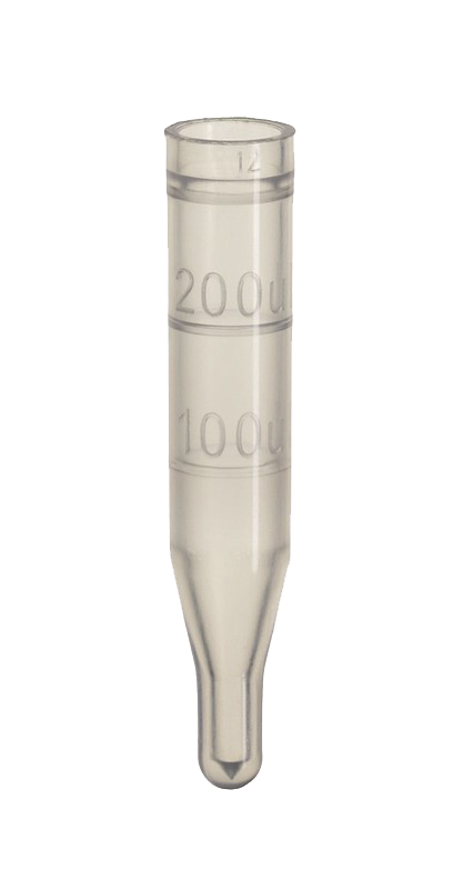 Mikrovložka PP, číra, 0,1ml, bez nožičiek, 1000ks