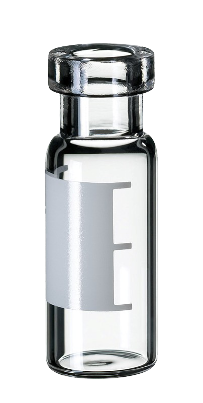 Vialka krimpovacia ND11, číra, 1,5 ml, 100ks