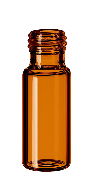 Vialka skrutkovacia, krátky závit, ND9, číra, 1,5ml, popis. plocha, ryska, 100ks