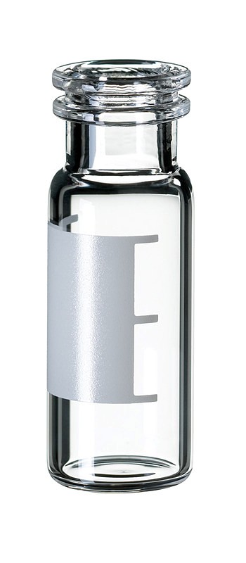 Zaklapávacia-snap vialka ND11, čirá, 1,5ml, popis.plocha a ryska, 100ks