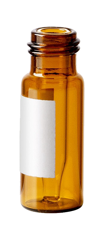 Mikrovialka skrutkovacia, krátky závit, ND9, číra, 0,9ml, 100ks