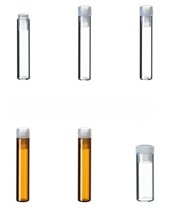 Vialka Shell s PE zátkou, 100ks, LABSOLUTE®