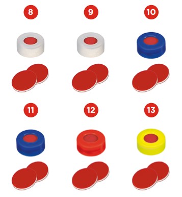 Zaklapávací-snap uzáver ND11, silikón/PTFE, 100ks, LABSOLUTE® (verzia 3)