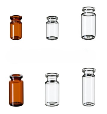 Krimpovacie vialky a Headspace vialky ND20, 100ks, LABSOLUTE®