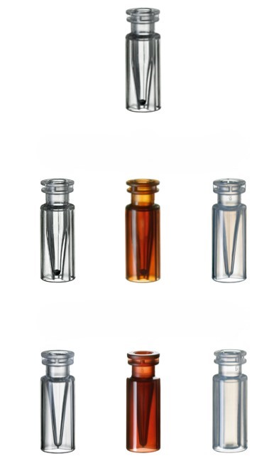 Zaklapávacie vialky ND11, PMP/PP, široký otvor, 100ks, LABSOLUTE®