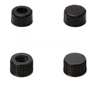 Skrutkovacie uzávery ND15/ND18, bez septa, LABSOLUTE