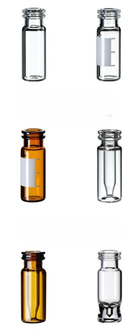 Zaklapávacie-snap vialky ND11, široký otvor, 100ks, LABSOLUTE®