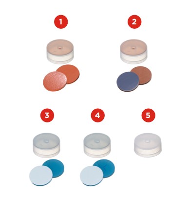 Krimpovací a headspace uzáver ND20, PE, stred. otvor, 100ks (verzia 3)