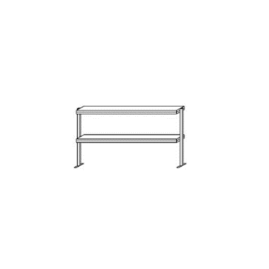 Odkladacia polica dvojpodlažná