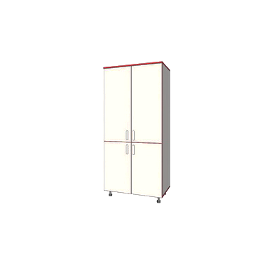 Skriňa laboratórna štvordverová