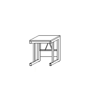 Váhový stôl pre prácu v sede so žulovou doskou