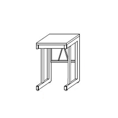 Váhový stôl pre prácu v stoji žulovou doskou